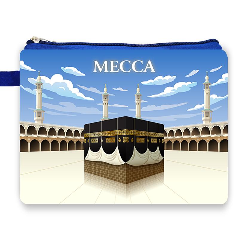 Dompet Mini Pouch Seri Mekkah Oleh-Oleh Souvenir Haji Umroh Dubai Arab Saudi Uni Emirat Arab Madinah Mecca Khalifah 7
