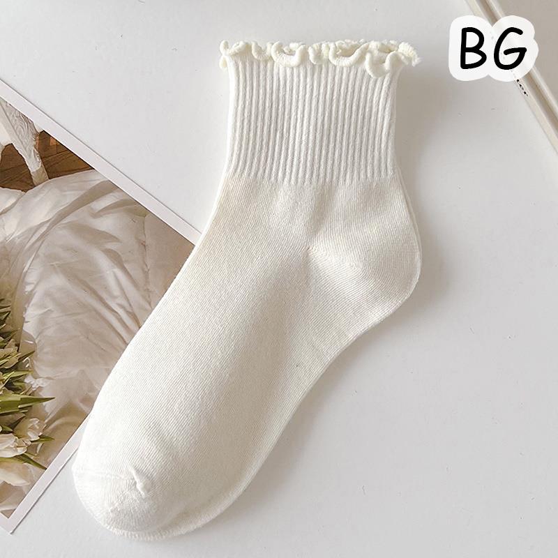 Product Introduction of Vớ Mắt Cá Chân Chất Liệu Bông, Dành Cho Phụ Nữ Và Trẻ Em Gái, Phong Cách Kawaii Dễ Thương Và Hàn Quốc, Thích Hợp Cho Mùa Hè Và Mùa Xuân, Màu Đen Và Trắng, Ống Giữa, Vớ Nhật Bản, Phong Cách INS 27