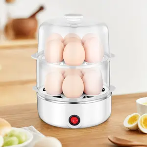 Pemasak Telur Listrik dengan Pemasak Telur Mati Otomatis Pengukus Telur untuk Dapur Rumah