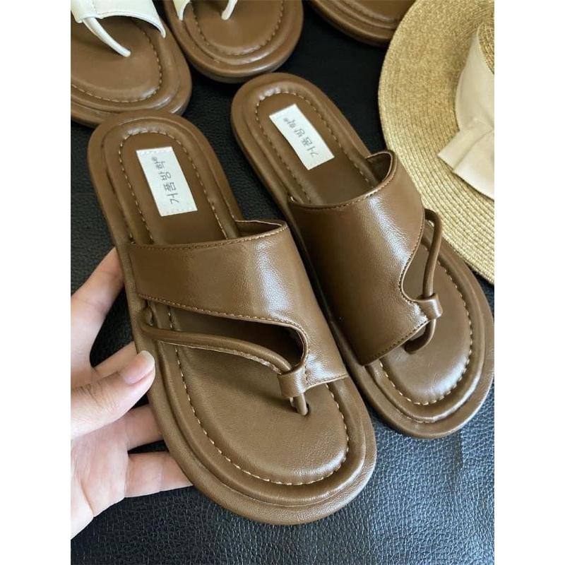 Dép tông đi biển dễ thương mềm nhẹ giá rẻ dễ đi Nữ DéP Shoes GiàY Sandal Nhung 4