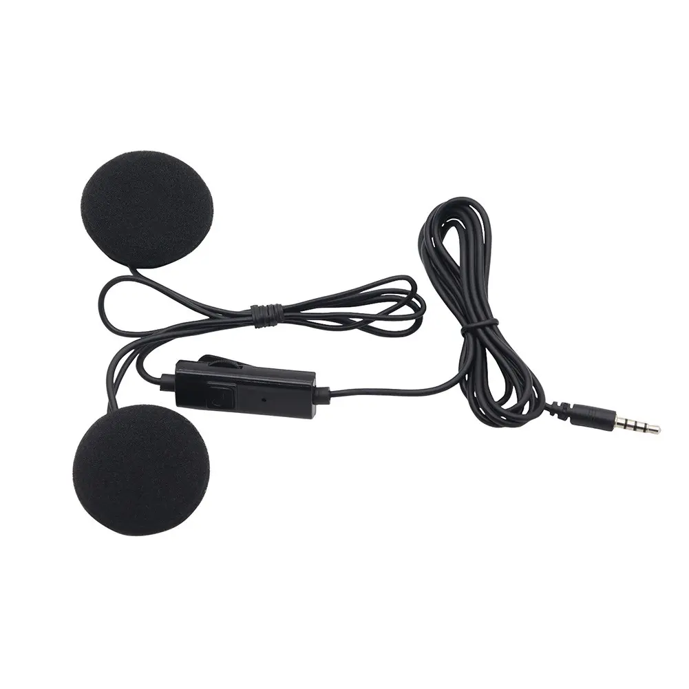 Motorcycle Streetbike Helmet Wireless Headset Headphone Speakers Mic Handsfree