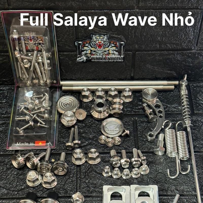 Full Ốc Salaya V2 Cho Wave Nhỏ Zx / 110 / Aphal ( Có Bảo Hành ) Tặng Lông Đền Đỏ