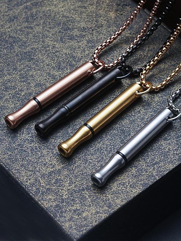 Anxiety Relief Meditation Necklace, Alloy Pendant Necklace, Fashion Jewelry Accessories for Men & Women 4