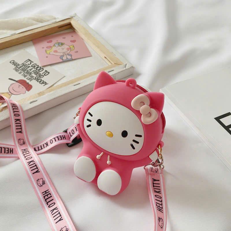 Product Introduction of Sanrio Túi Đeo Vai hello kitty kuromi my melody Bằng Silicon Đáng Yêu Trang Trí Sinh Nhật Cho Bé 14