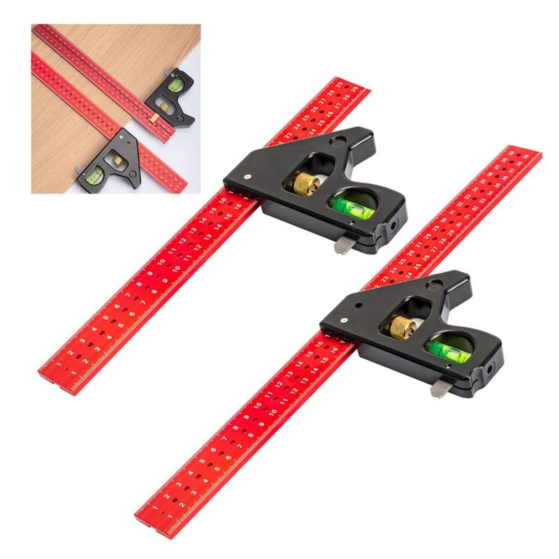 Heavy Duty Woodworking Combination Angles Ruler Aluminum Alloy - TikTok ...