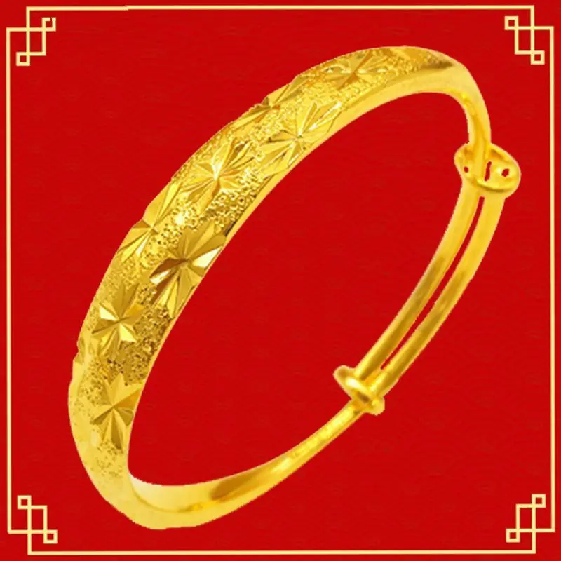 New Genuine Vietnamese Gold-Plated Bracelet for Women, Gold-Plated Imitation Starry Sky Bracelet, Simple and Elegant, Gift for Friends
