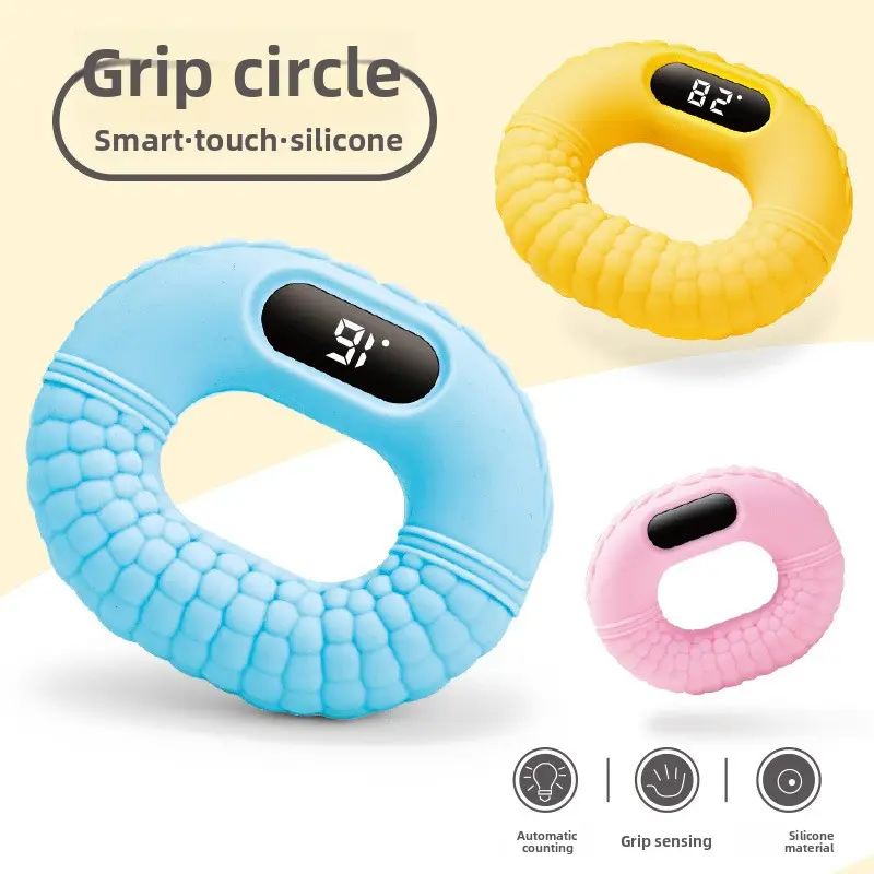 Silicone Grip Ring Bluetooth Page Turner Video Grip Strengthener Arm Training Hand Massager Cross-border Leisure Sports Toy