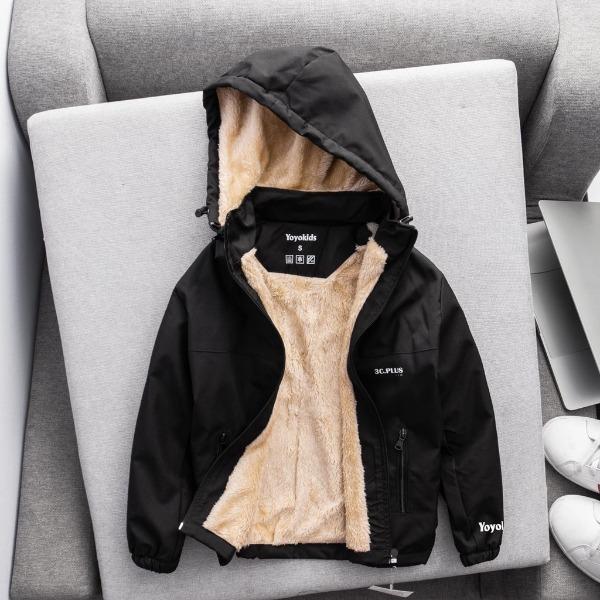Áo gió trẻ em nam nữ lót lông phủ nano cản gió cản bụi chống thấm nước, áo gió trẻ em cao cấp lót lông cừu giữ ấm tốt