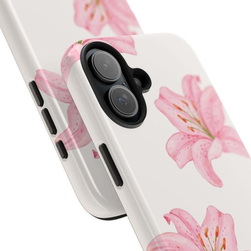Product Introduction of Floral Pattern Phone Case, 2 in 1 Phone Protective Cover, Phone Accessories Compatible with iPhone 11 12 13 14 15 Pro Max, Flower 3