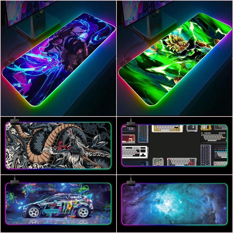 Pad chuột RGB, lót chuột led - 80x30 và 90x40 cm dày 4mm
