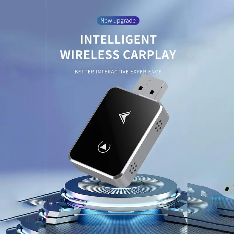 EZTECH New Innovation Portable Wireless Carplay Android Auto 2 in 1 Adapter , Car Play Android Auto Wireless Adapter, Wireless Android Auto Car Adapter for Wired Android Auto Cars Converts Wired to Wireless Easy Setup Plug & Play  [EZTECH] 7