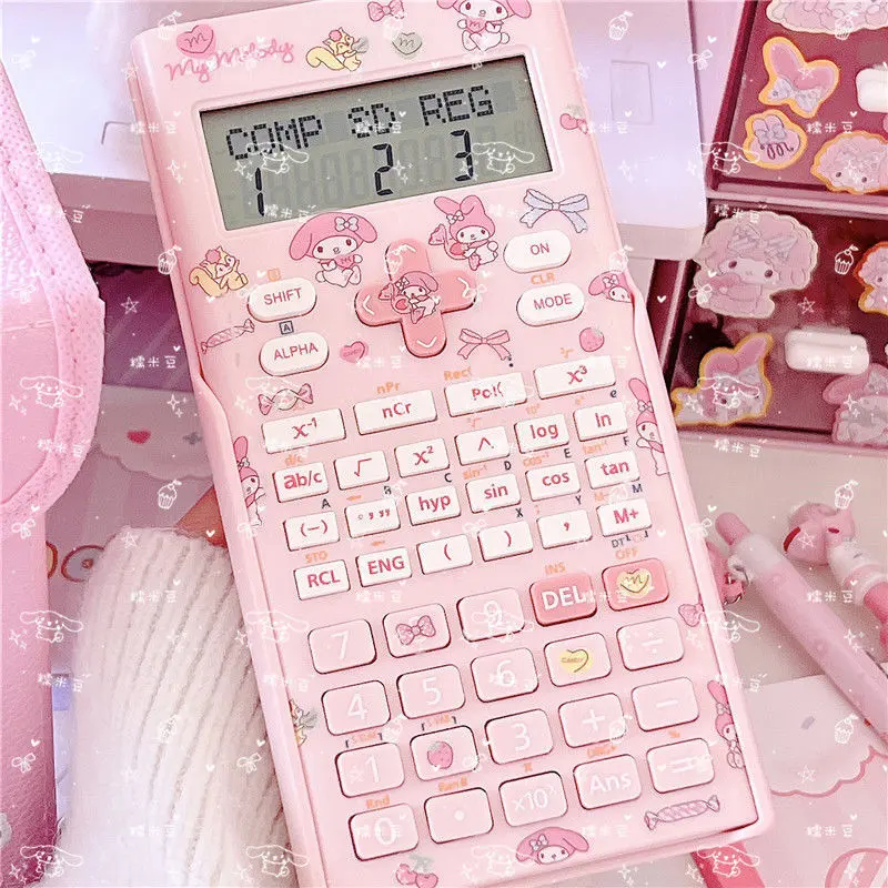 Máy Tính Chức Năng Khoa Học, Clow M Melody Cinnamoroll Babycinnamoroll, Thích Hợp Cho Học Sinh Tiểu Học Và Trung Học, Máy Tính Thi Số Học, Thiết Kế Mới Dễ Thương 2