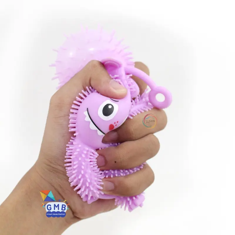 MAINAN SQUISHY REMAS ANAK MENYALA MAINAN YOYO UBUR-UBUR LAMPU PUFFER BALL LABUBU 1