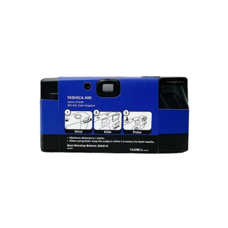 YASHICA YAS-SC1400 SINGLE USE DISPOSABLE CAMERA IS0400 27EXP 2