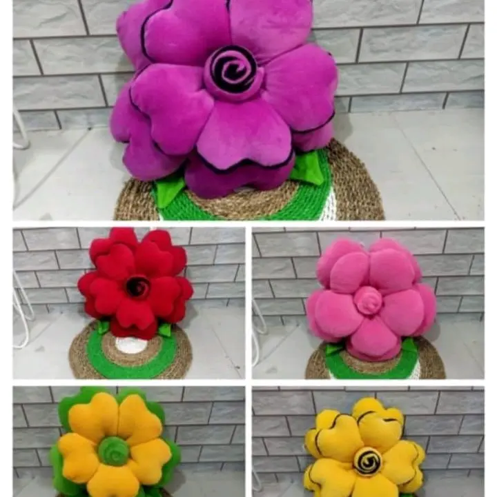bantal sofa bunga Cotton
