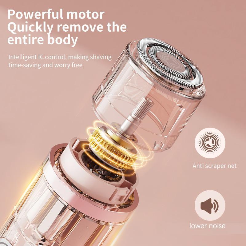 Product Introduction of USB Rechargeable Electric Hair Removal Tool, 1 Box Double-ended Hair Removal Instrument, Personal Care Appliances for Women, Gifts for Best Friend, Valentine's Day Gift 5