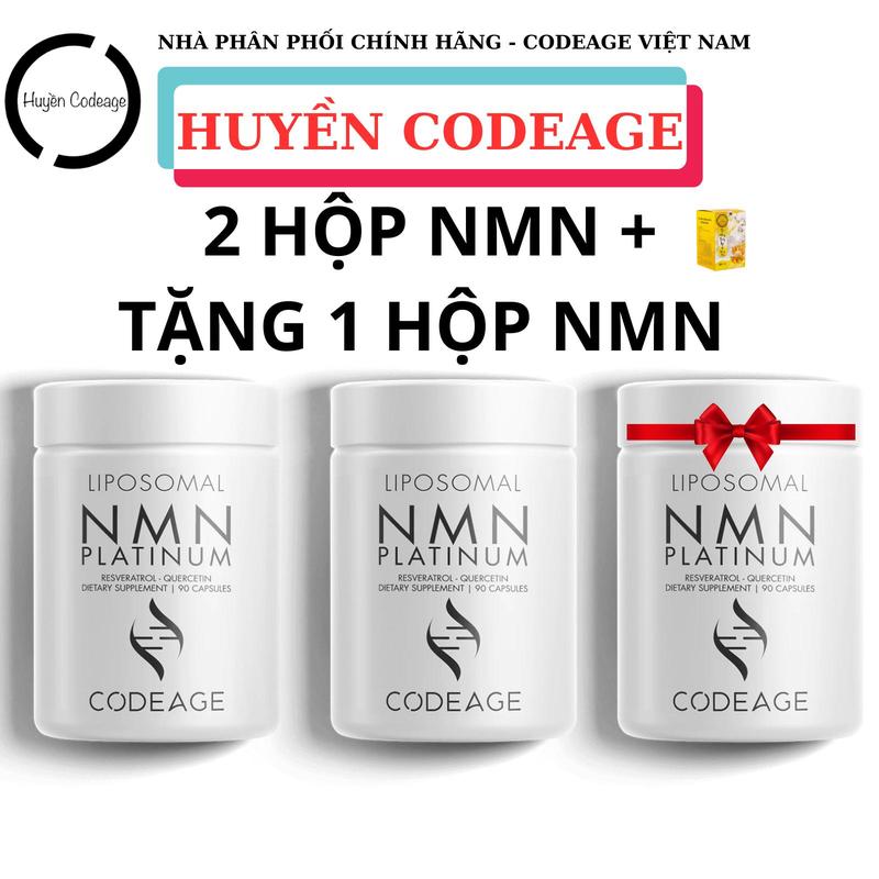 ( NMN )Viên Uống Liposomal NMN Platinum Codeage Thực Phẩm Bổ Sung, 90 viên /1 hộp - Huyền Codeage