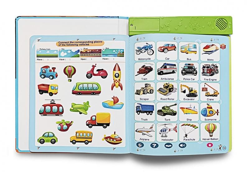 Product Introduction of New Cross-Border New Arrival English Point Reading Machine Children's Early Education Intelligent Toy Audio Book Hot Sale E-BOOK English E-book 14