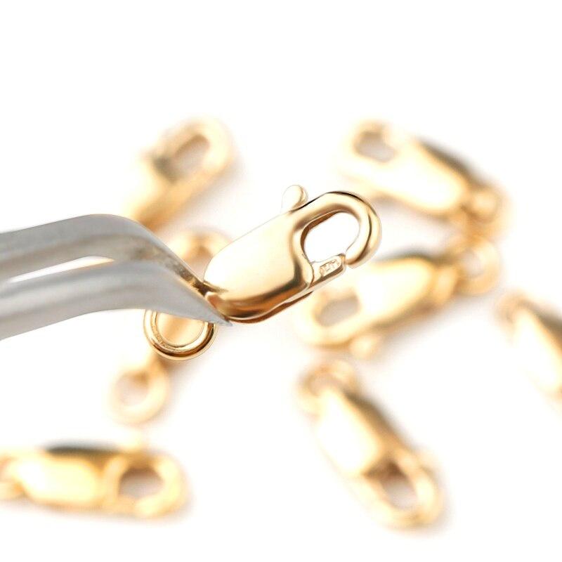 Product Introduction of One piece 3x8mm 4x10mm 14K gold filled Lobster Clasps Hooks Connector buckles For Necklace Jewelry Making Finding DIY 16