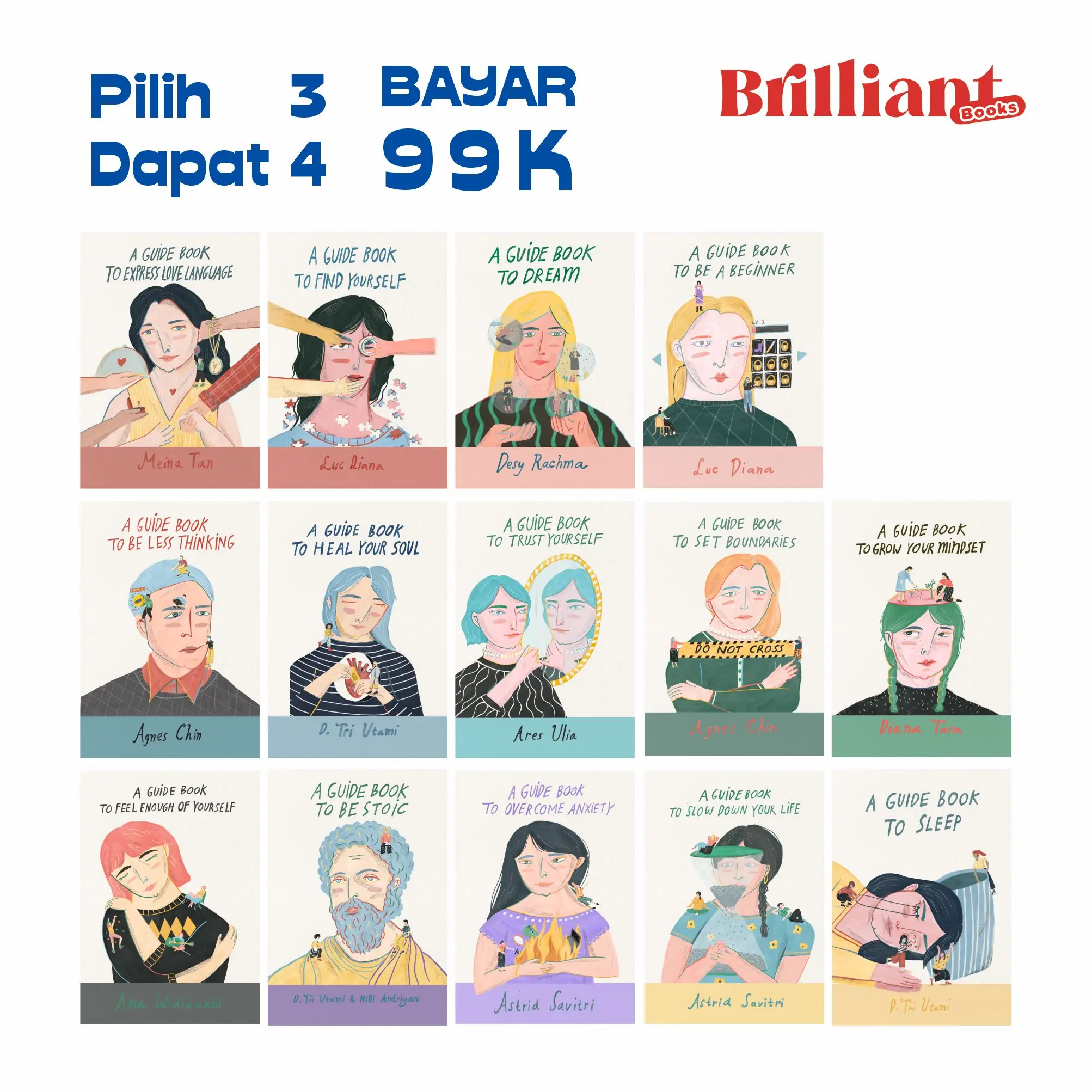 99RB DAPAT 3 - A GUIDE BOOK SERIES (GRATIS BLOCKNOTE) Love