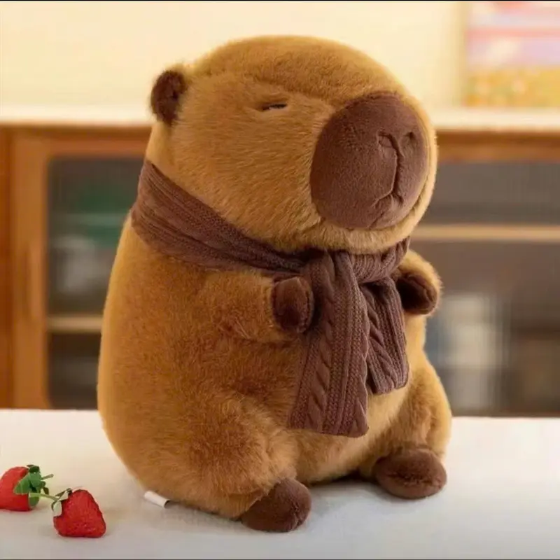 Tiệm gấu bông xinh xinh, Bộ chăn gối văn phòng, gấu bông kèm chăn, Mẫu Chuột Capybara nhiều hình dáng dễ thương 2 trong 1(gối, chăn), dùng đi học, đi làm siêu tiện lợi 6