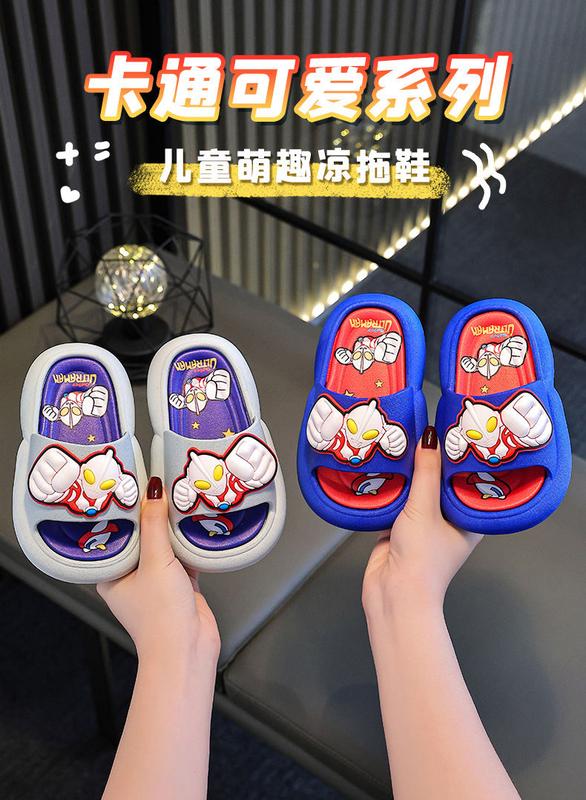 Product Introduction of Children's Slippers Boys Home Bathroom Non-Slip Shit Feeling Boys Baby Sandals 15