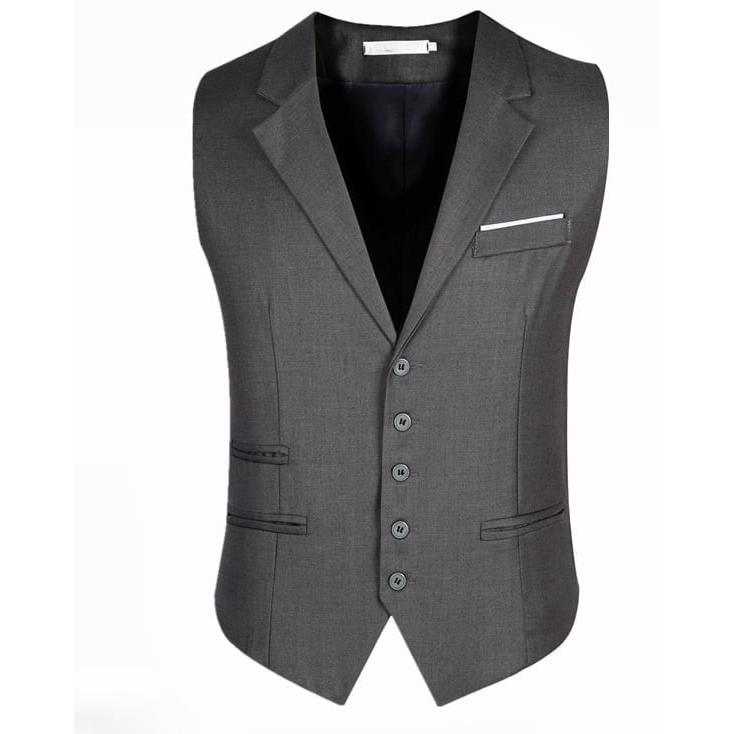 Áo gile, áo gile nam thời trang cao cấp thiết kế cổ vest độc lạ, sang chảnh và nam tính, dày dặn đứng phom - N32 2