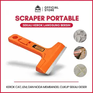 HJS Kape Cat Pisau Pembersih Noda Cat Portable Scraper Dempul Pengerok Cat Scrap Pembersih Cat