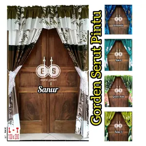 Gorden Pintu Jendela Serut 80 x 200