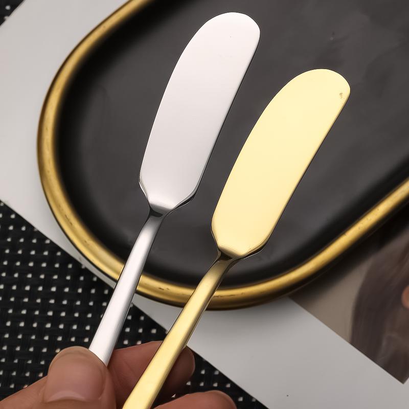 Product Introduction of 1Pc Stainless Steel Butter Blade Long Handle Cheese BladeSilver Color Gold Color Ice Cream Scoop Dessert Ladle Durable Home Kitchen Tableware Accessories 15