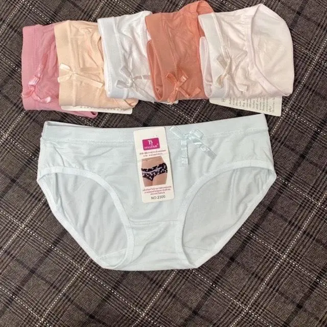 2300_Combo 5-10 Quần lót, quần chíp cotton có nơ  (QNR19)_Tân Uyên Shop Nữ Thun Women Nhung Kem Voi Quần lót nữ 1