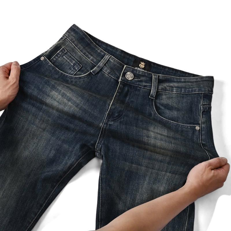 Quần jean dài nam có co giãn THFashion chất vải denim cao cấp mã TH1209 xanh đậm  size 28 29 30 31 32 33 34 35 36  Menswear Có Túi Pants 2