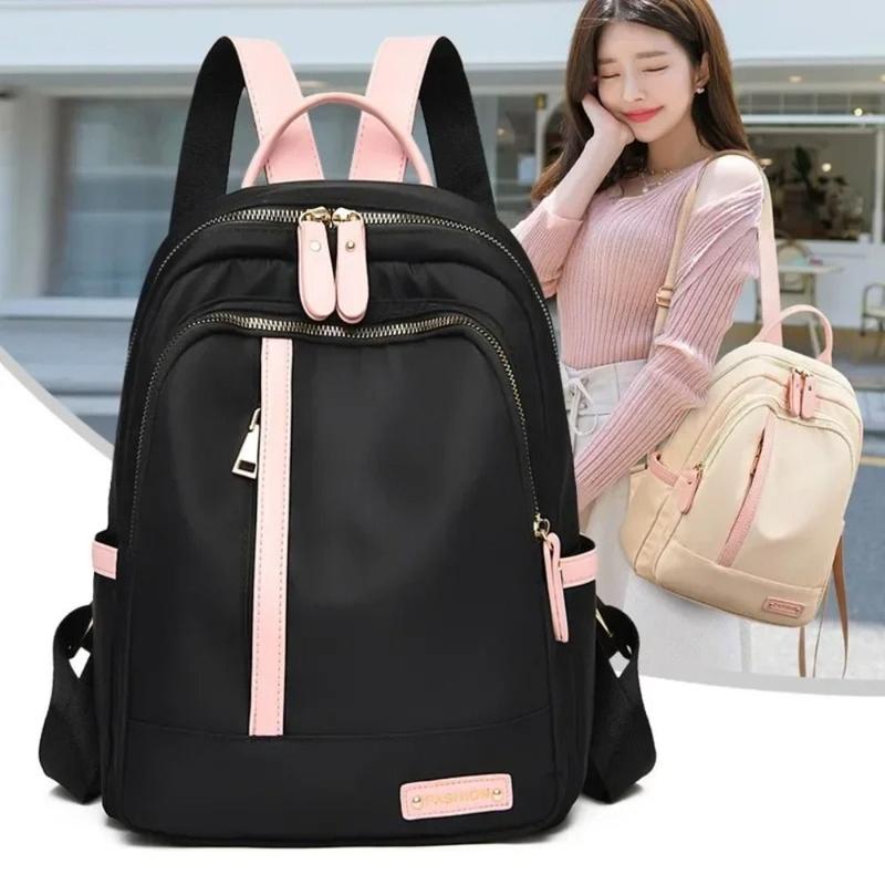 Ba lô chống trộm, Thời trang mới, Dung lượng lớn, Dành cho phụ nữ, Túi đeo vai Oxford, Đa chức năng, Thích hợp cho thanh thiếu niên, Túi Xách đi học 0