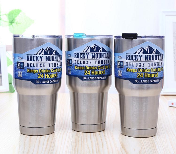 Ly giữ đá lạnh Thái Lan Rocky Mountain 900ml - Bình giữ nhiệt lưỡng tính Inox 304 không rỉ cao cấp