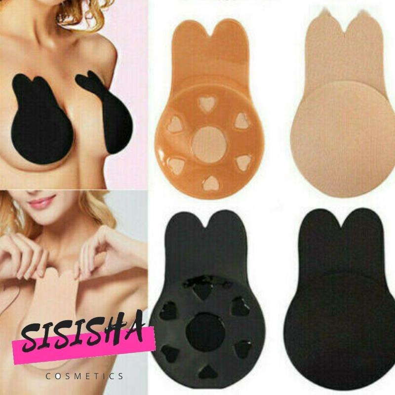 Rabbit Ear Women Silicone Invisible Push Up Nu Bra Lifting Chest ...
