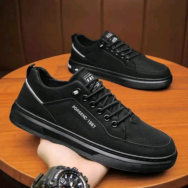Feed Sepatu Running Sneaker Casual Sano Black Cowok Shoes Sneaker ...