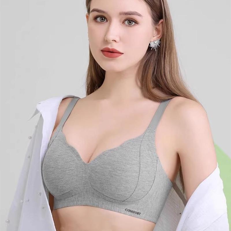 Áo Ngực Không Đường May, Phong Cách Hàn Quốc Phổ Biến Ngực Chun, Nâng Ngực, Chống Chảy Xệ, Ngoại Cỡ, Mềm Mại, Đồ Lót Thời Trang Nữ big size 6