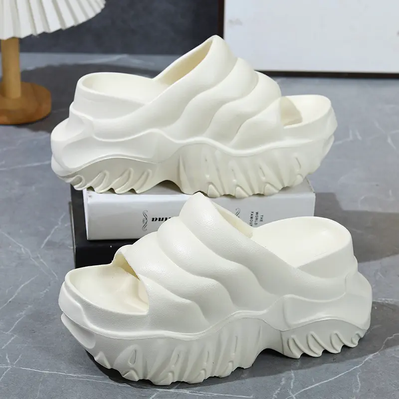 【Penghantaran dalam 24 jam】Slipper Non-Slip Height Increasing Slippers 9CM Fashion Slippers Wanita selipar bertumit tinggi kasut hawkwell Kasual