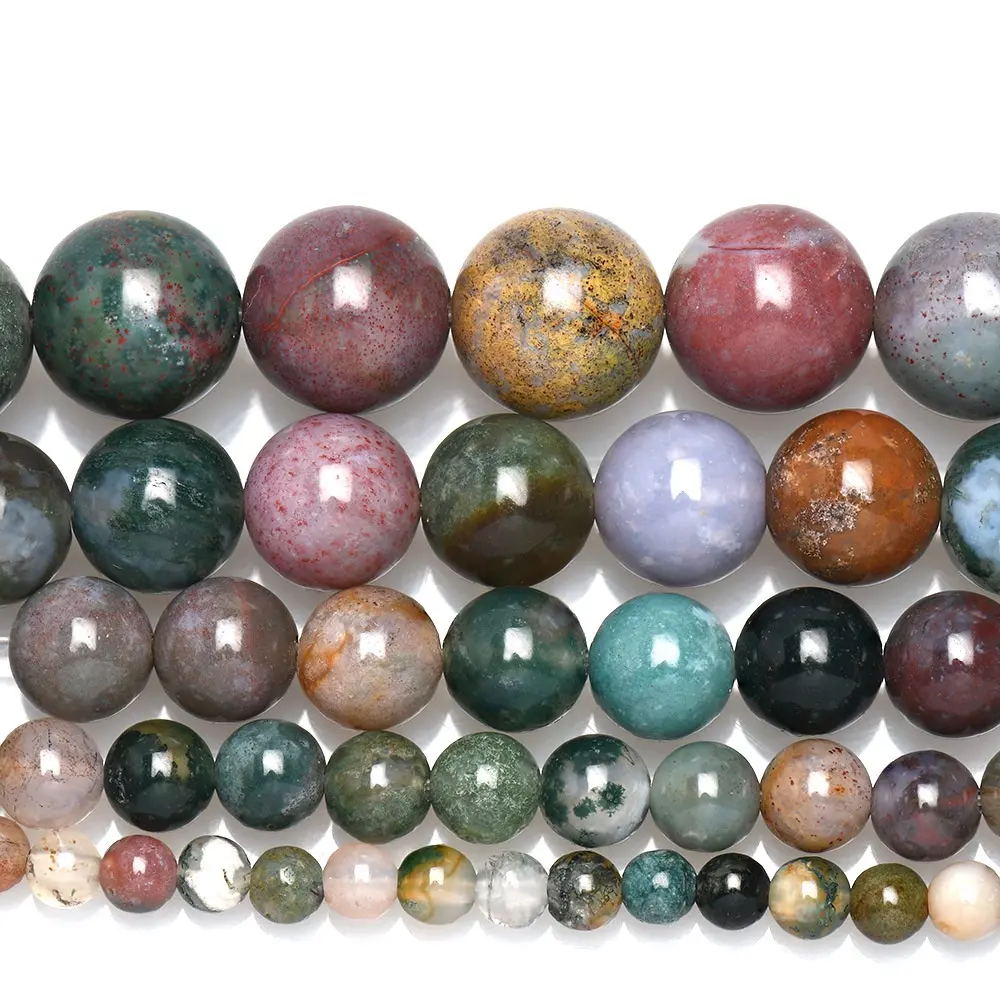 [6PCS] Butir Batu Asli Indian Agate | Kode : BT-25