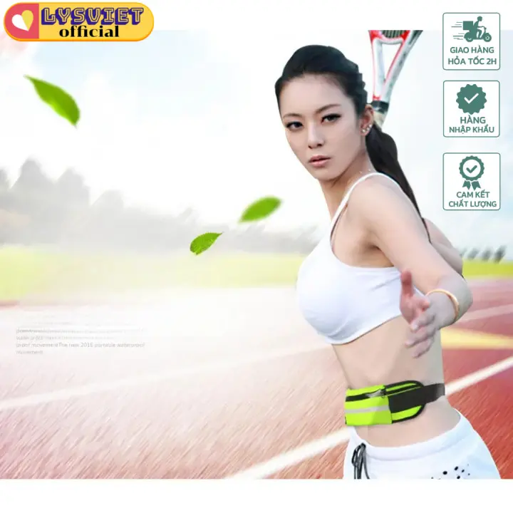 Túi đeo thắt lưng chạy bộ đạp xe thể thao Waist bag belt bag running 0