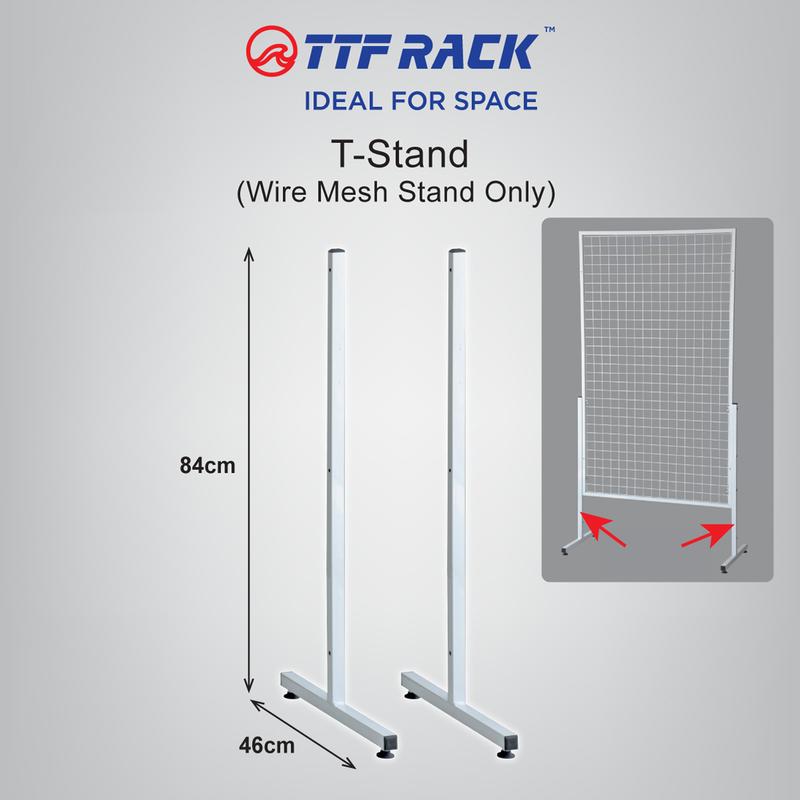 TTF Rack (WIRE MESH T STAND) For install TTF Brand Wire Mesh - TikTok ...