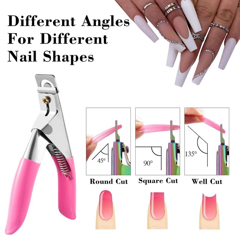 Product Introduction of Stainless Steel Nail Clipper, 1 Count Portable U-shaped Nail Trimmer with 10pcs Nail Measuring Magnets, Professional Manicure Tool for Home & Salon Use, Valentine's Day Gift, Gifts for Girlfriend, Nail Nippers, Nail Tech Supplies, Nail Care 6