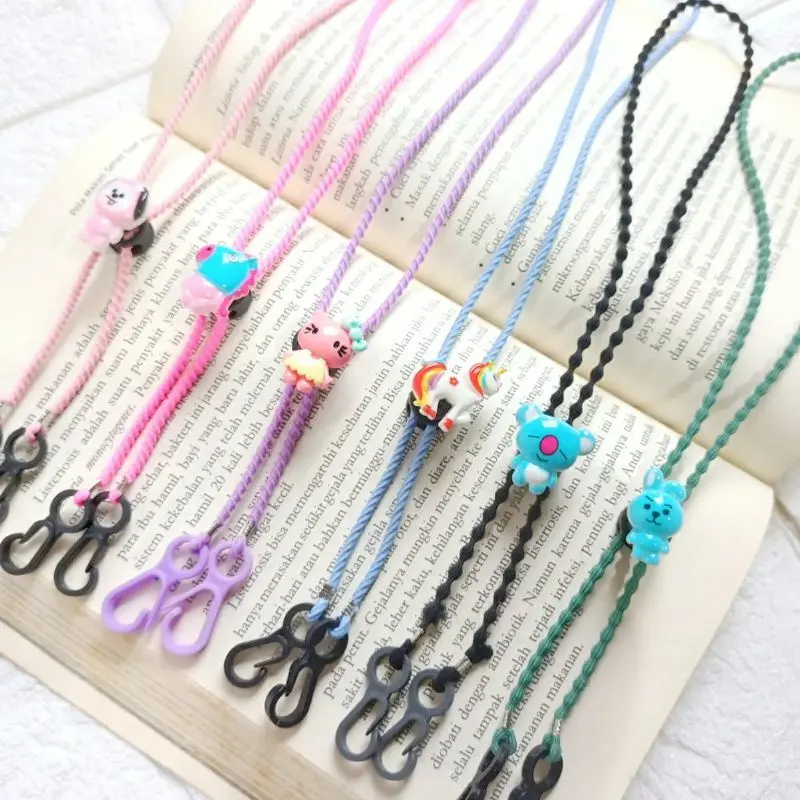 Strap Karakter Anak Kalung Masker Lanyard Anak Tali Masker Gantungan Rantai Artis Mask Chain 1