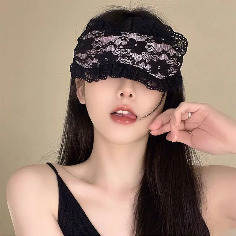 Eye Mask, Couple Blindfold, Light Blocking, Sexy, Restraint Style, Black Lace