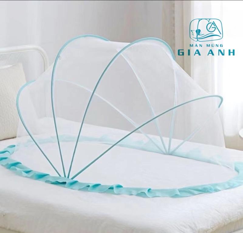 Màn Ngủ Em Bé - Mùng Chụp gấp Gọn Cho Bé Chống Muỗi Và Côn Trùng -Dùng Cho Giường Và Nôi Cũi - Hàng Gia Công Tại Xưởng - Bảo Hành 12 Tháng