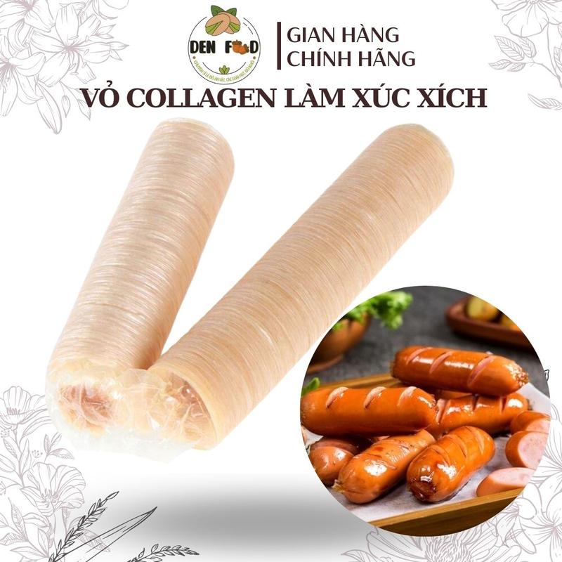 Vỏ bọc xúc xích vỏ Collagen làm xúc xích lạp xưởng của Viscofan Đức