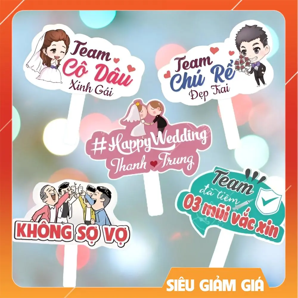 Hashtag đám cưới , {ĐÁM CƯỚI 04 },Biển Cầm Tay Chụp Ảnh Đám Cưới, Đám Hỏi