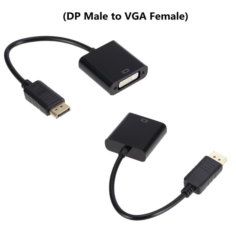 Product Introduction of DisplayPort Display Port DP to DVI Adapter Cable Male to Male Converter for PC Computer Laptop HDTV Monitor Projector 3