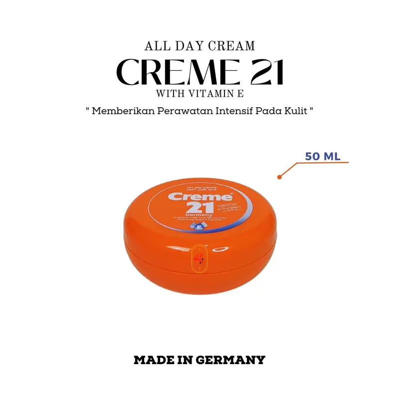 Creme 21 All Day Cream Ultra Dry Skin With Pro Vitamin E - 250ml 150ml 50ml 0ri Arab Made In Germany 4