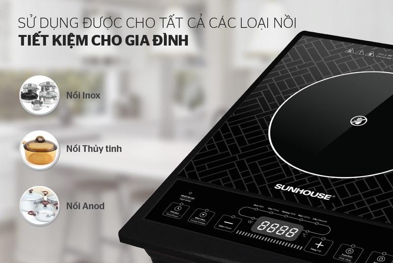 Product Introduction of Bếp Hồng Ngoại Sunhouse SHD6011 dùng được mọi loại nồi chảo- Bảo Hành Chính Hãng toàn quốc 12 tháng 11